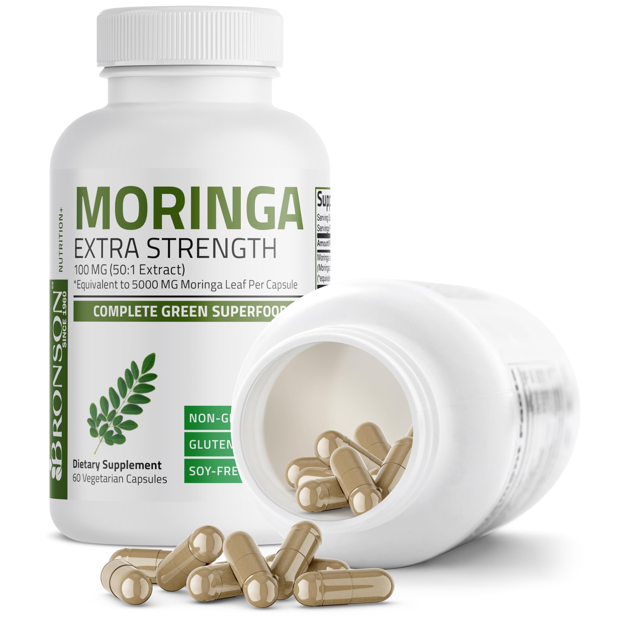 Foto 5 pulgar | Suplemento Bronson Morgina Extra Strength 60 Cápsulas - Venta Internacional