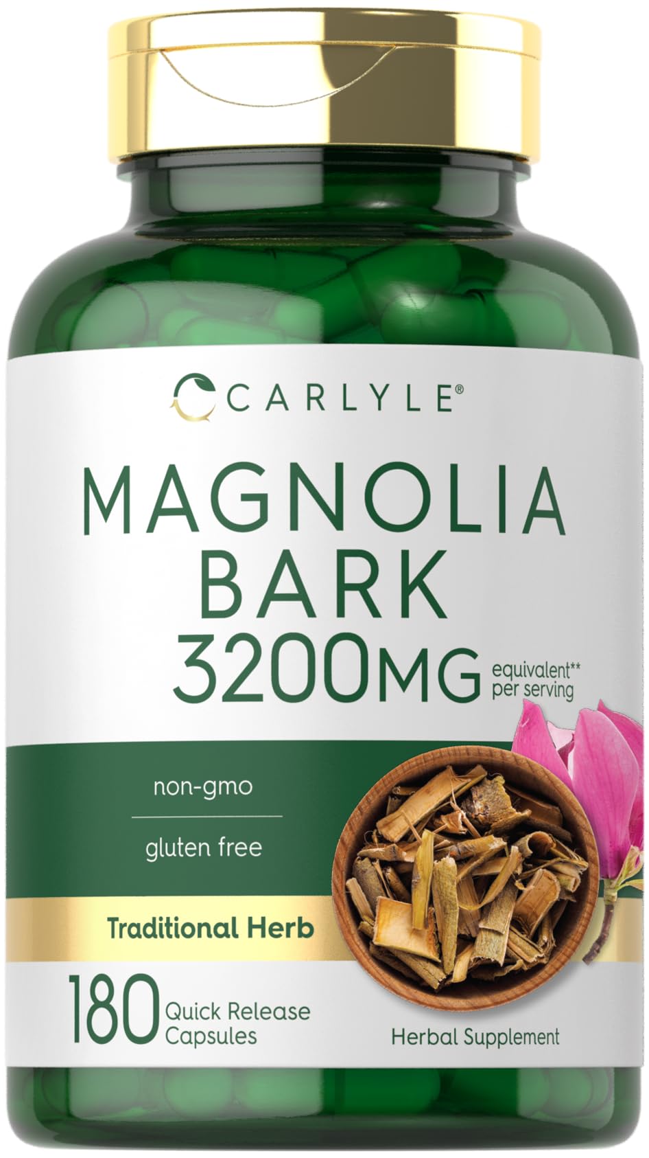 Foto 2 pulgar | Suplemento Carlyle Magnolia Bark 3200 Mg 180 Cápsulas en Polvo - Venta Internacional