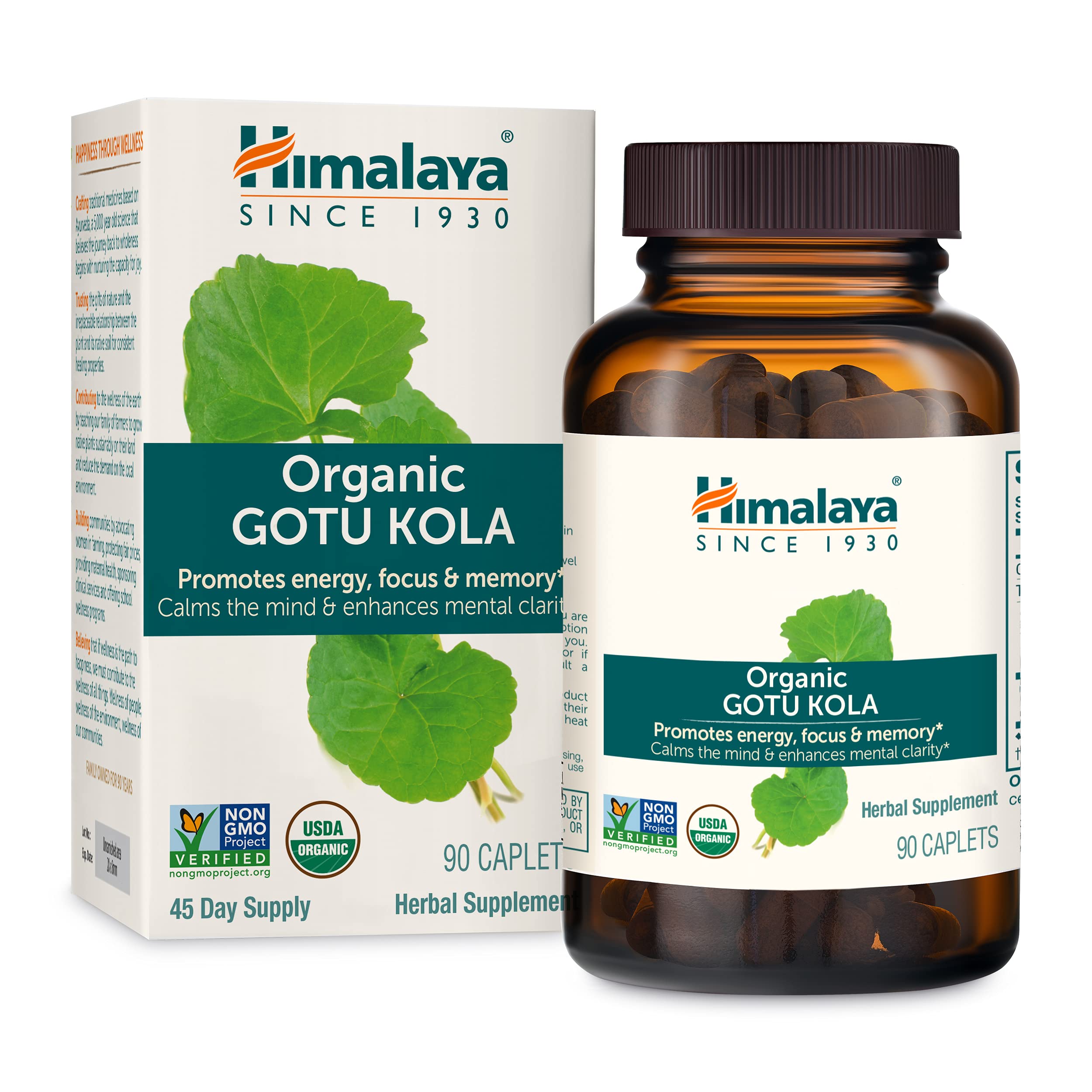 Foto 2 pulgar | Suplemento Himalaya Organic Gotu Kola 90 Cápsulas - Venta Internacional.