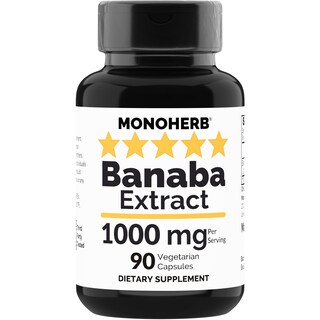 Foto 1 | Suplemento Monoherb Banaba Extract 1000 Mg 90 Cápsulas - Venta Internacional.