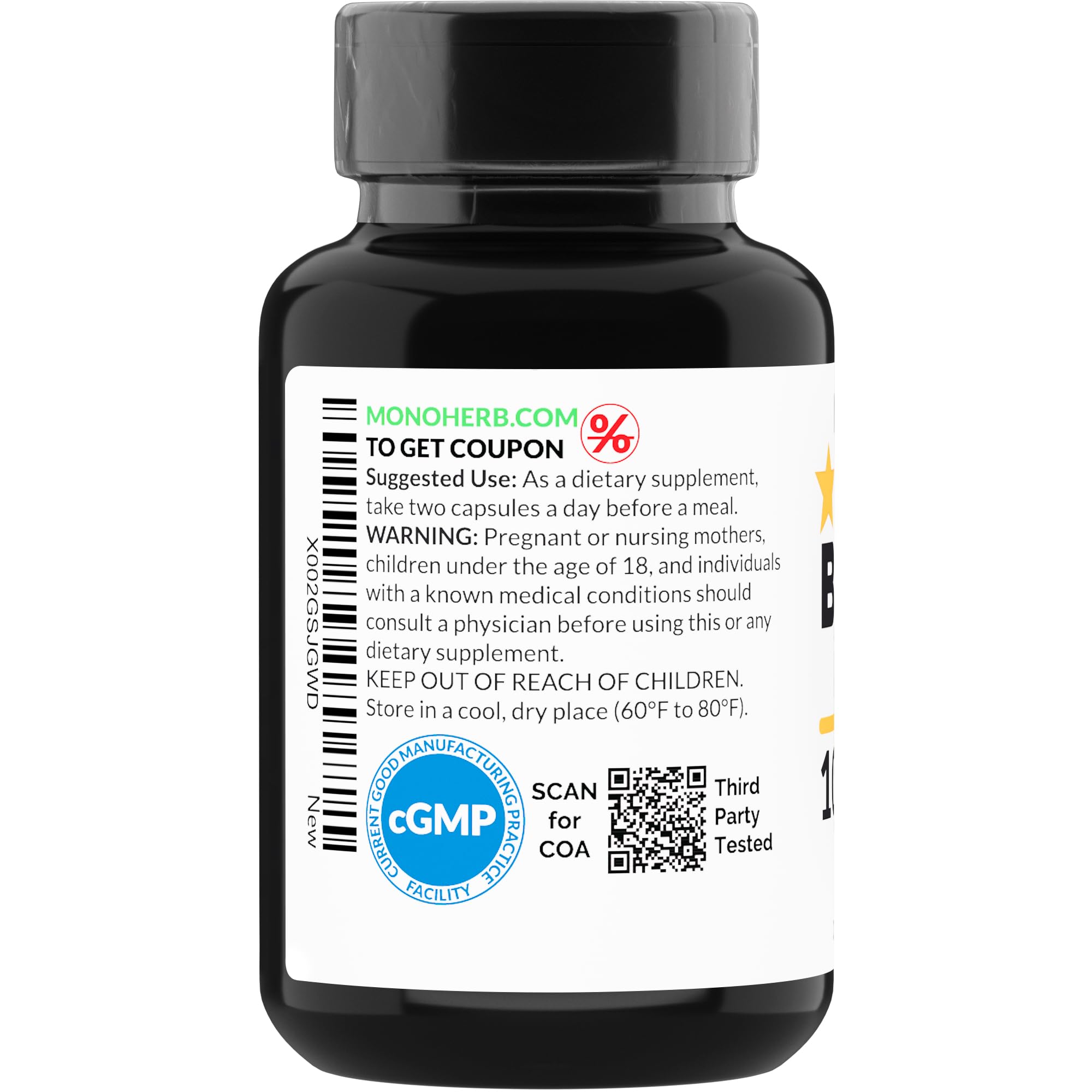 Foto 3 | Suplemento Monoherb Banaba Extract 1000 Mg 90 Cápsulas - Venta Internacional.