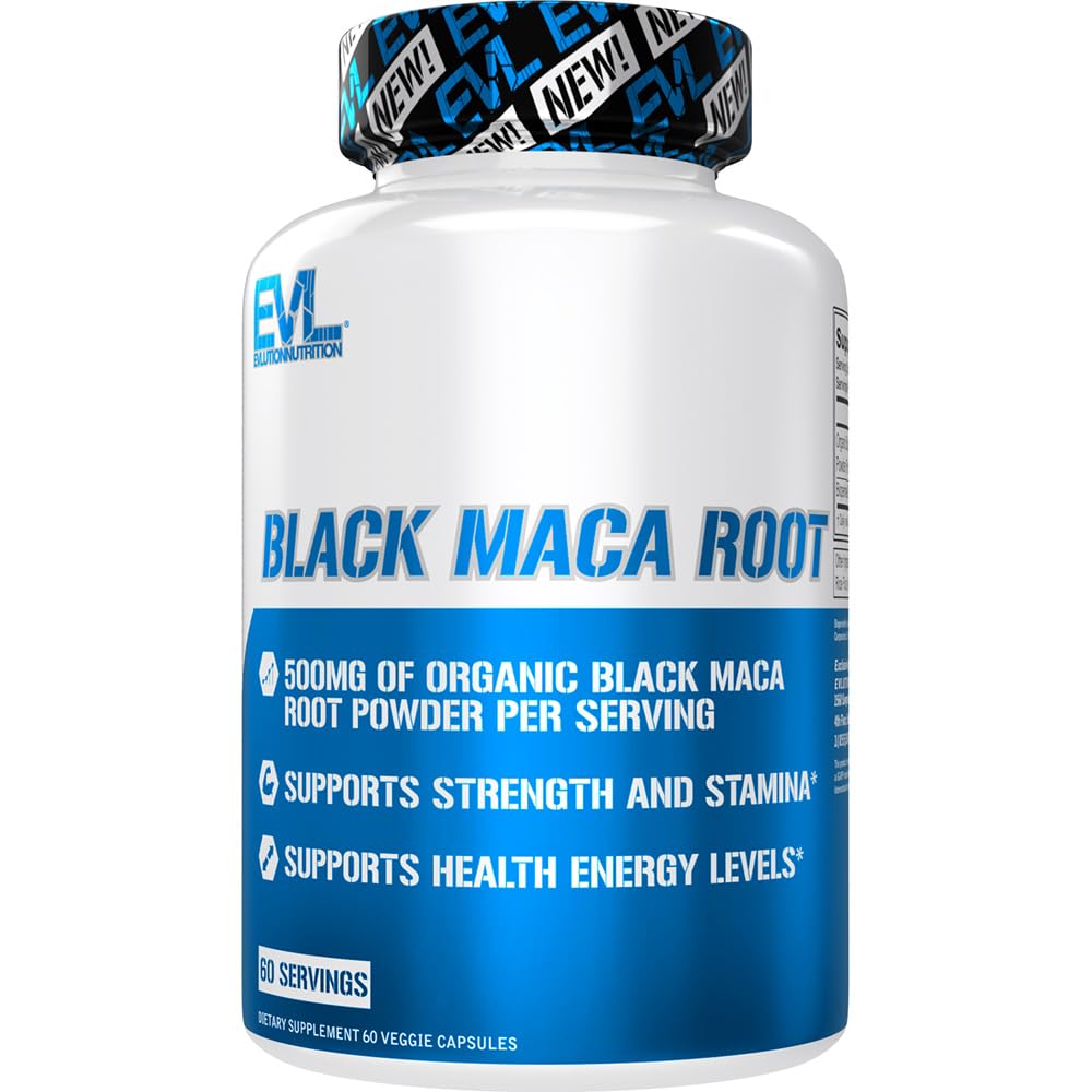 Foto 2 pulgar | Suplemento De Raíz De Maca Negra De Evlution Nutrition 500 Mg - Venta Internacional.
