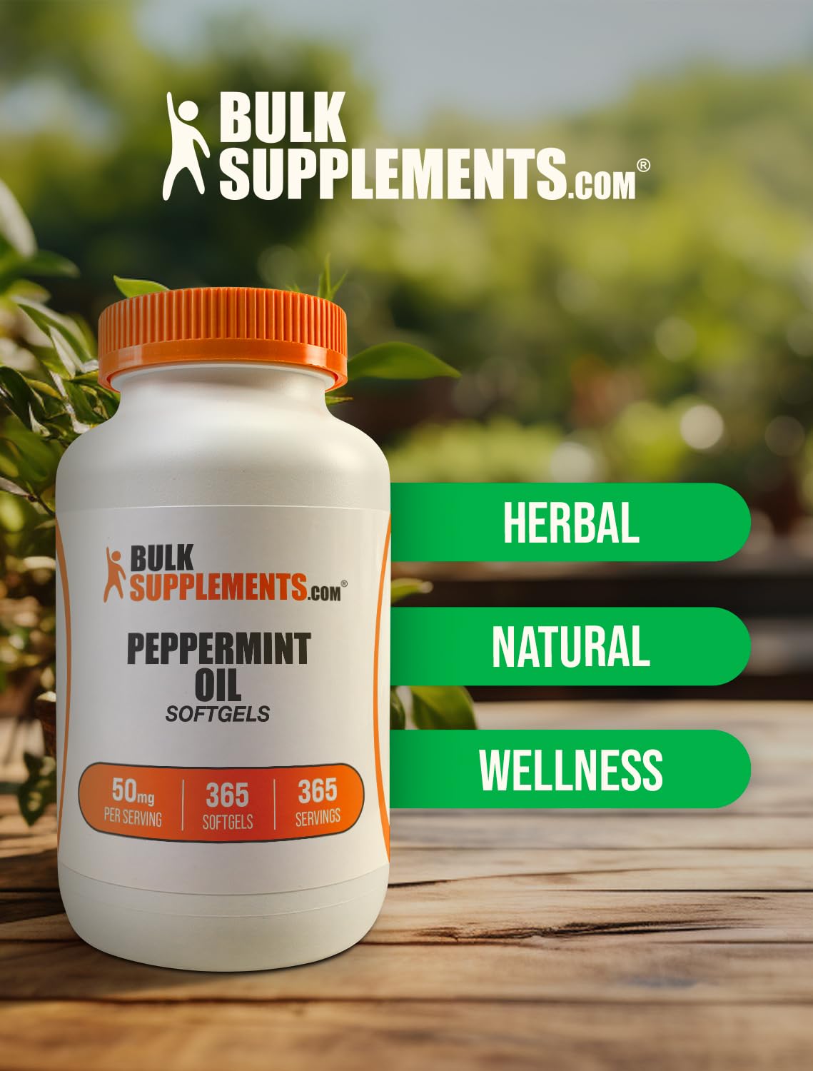 Foto 6 pulgar | Suplemento Bulksupplements.com Aceite De Menta 50 Mg X365 - Venta Internacional.