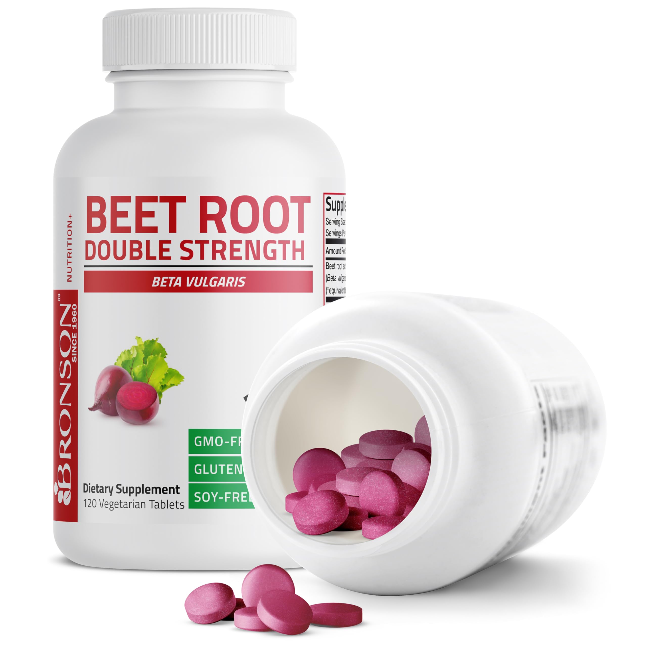 Foto 7 pulgar | Suplemento Bronson Beet Root Double Strength 4000 Mg 120 Comprimidos - Venta Internacional