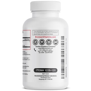 Foto 7 | Suplemento Bronson Beet Root Double Strength 4000 Mg 120 Comprimidos - Venta Internacional