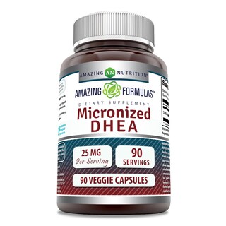 Foto 1 | Suplemento Amazing Formulas Con Dhea Micronizada, 25 Mg, 90 Cápsulas - Venta Internacional.