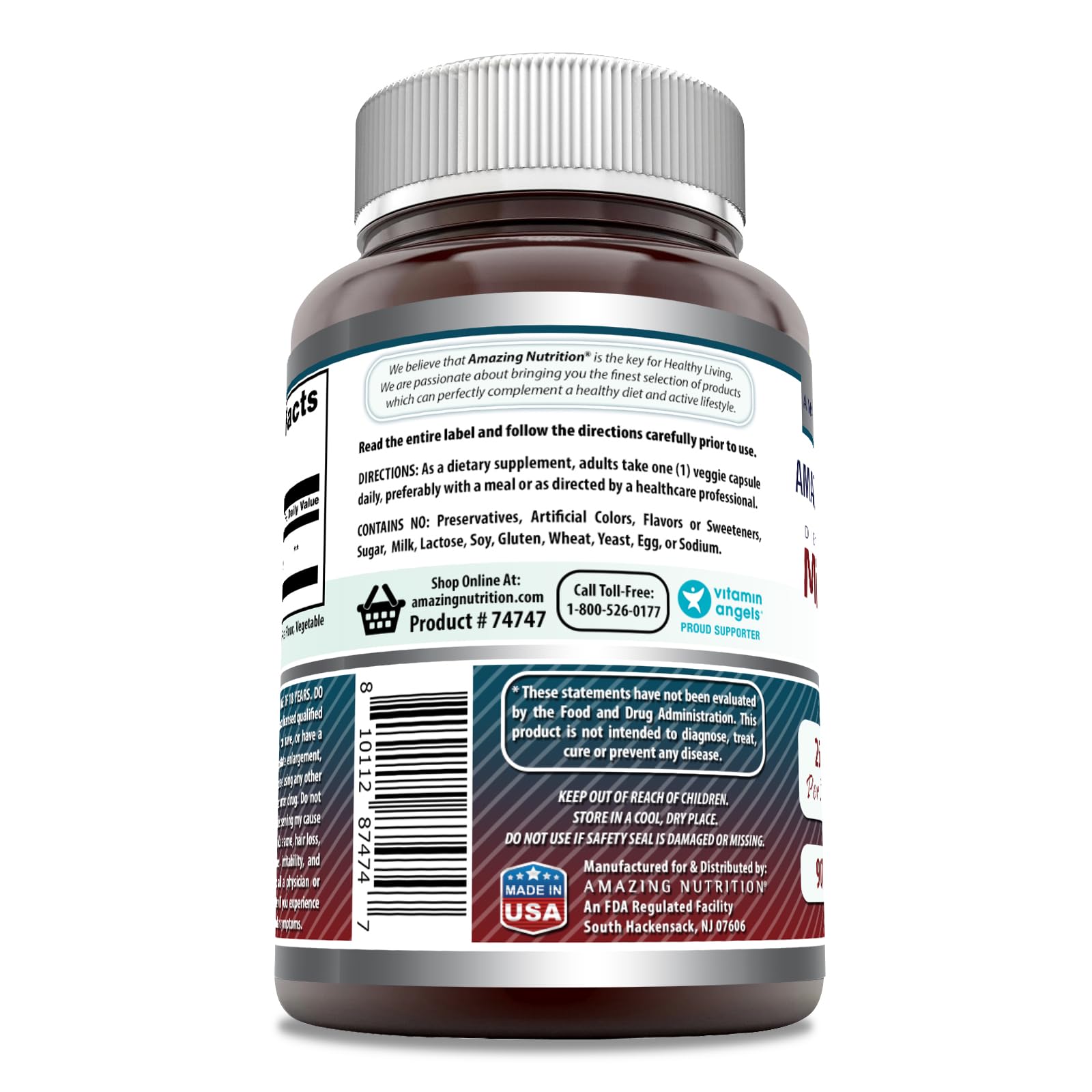 Foto 4 pulgar | Suplemento Amazing Formulas Con Dhea Micronizada, 25 Mg, 90 Cápsulas - Venta Internacional.