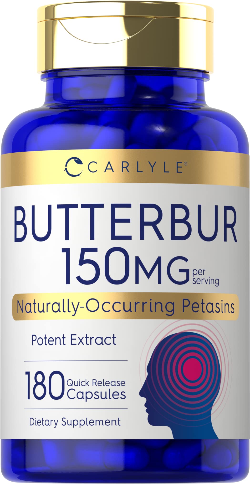 Suplemento De Extracto De Petasita De Carlyle 150 Mg 180 Cápsulas - Venta Internacional.