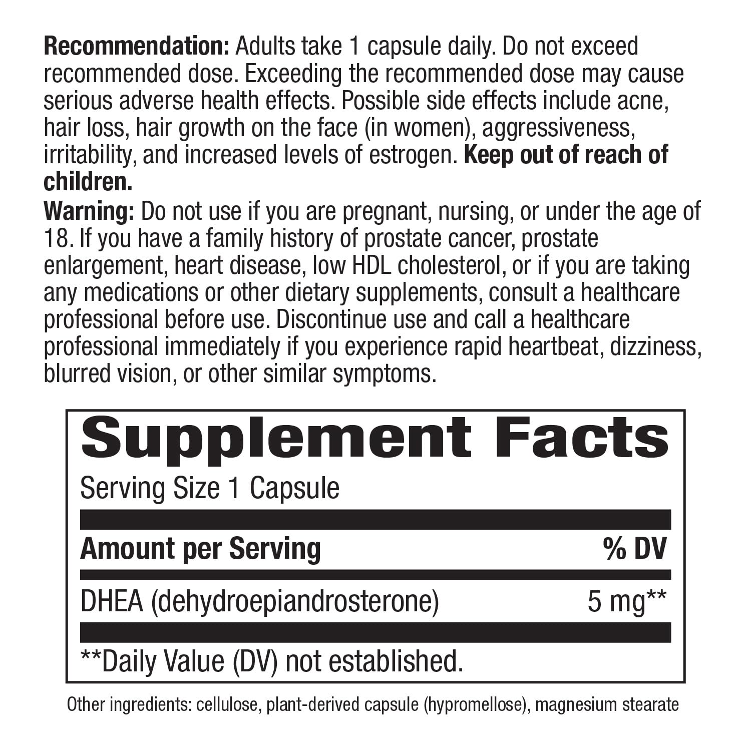 Foto 3 pulgar | Suplemento Nature's Way Youthful You Dhea 5 Mg 60 Cápsulas - Venta Internacional.