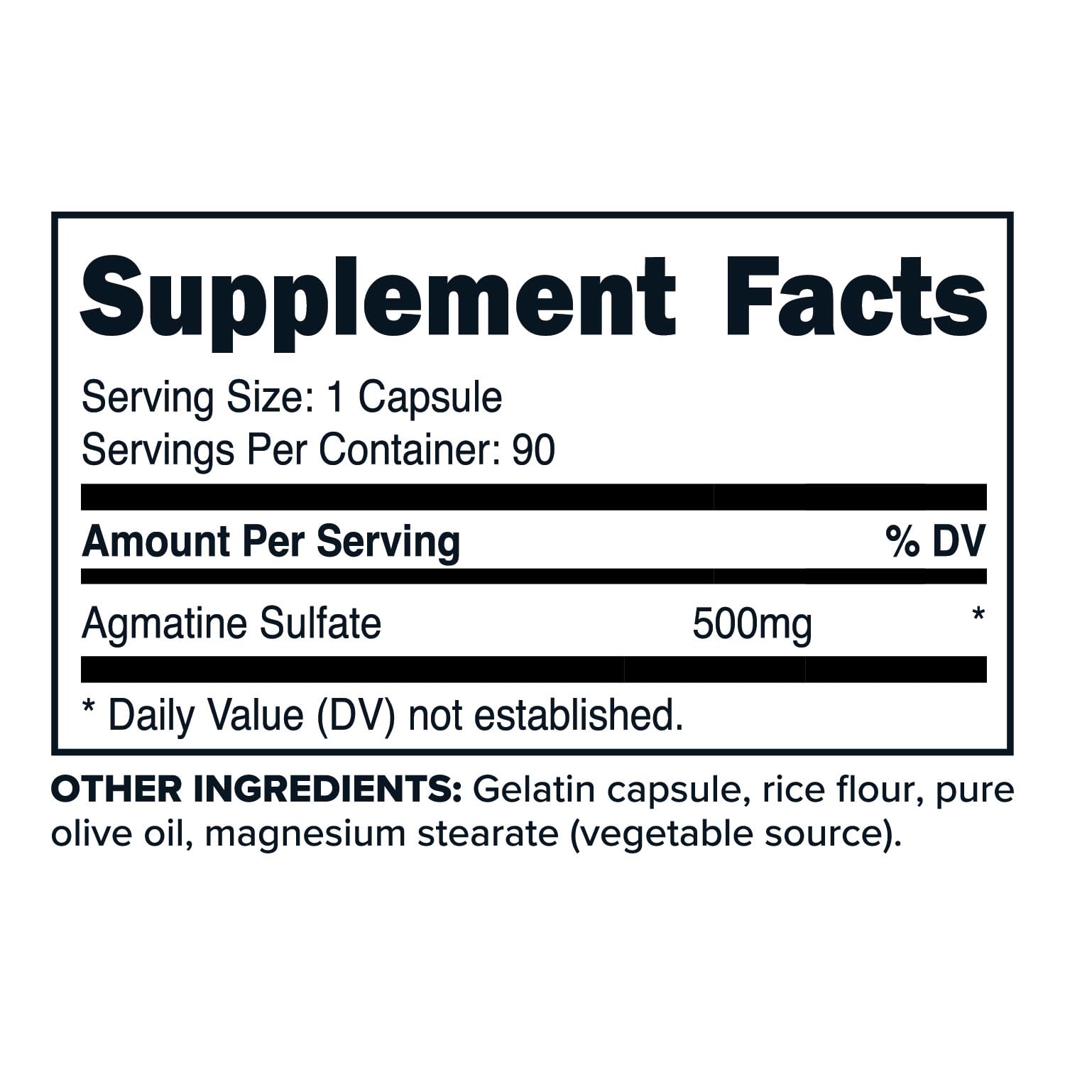 Foto 3 pulgar | Suplemento De Sulfato De Agmatina Primaforce 500 Mg 90 Cápsulas - Venta Internacional.