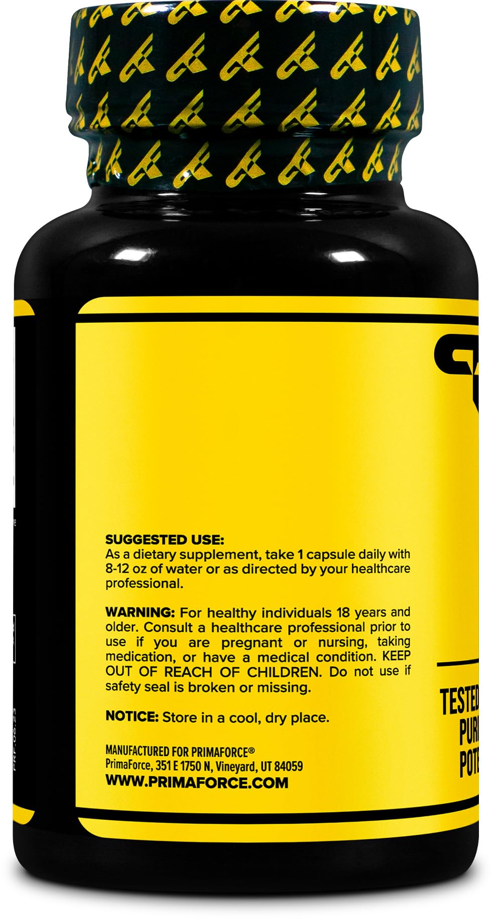 Foto 4 pulgar | Suplemento De Sulfato De Agmatina Primaforce 500 Mg 90 Cápsulas - Venta Internacional.