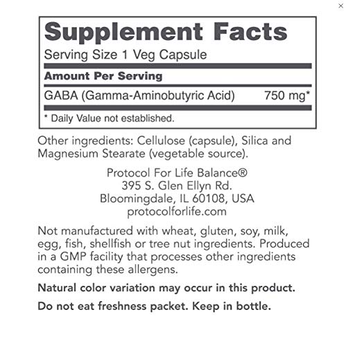 Foto 3 pulgar | Protocolo De Suplementos Para Life Balance Gaba 750 Mg Brain Health - Venta Internacional.