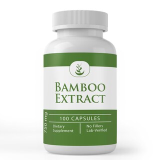 Foto 1 | Suplemento De Extracto De Bambú Con Ingredientes Orgánicos Puros, 100 Cápsulas - Venta Internacional.