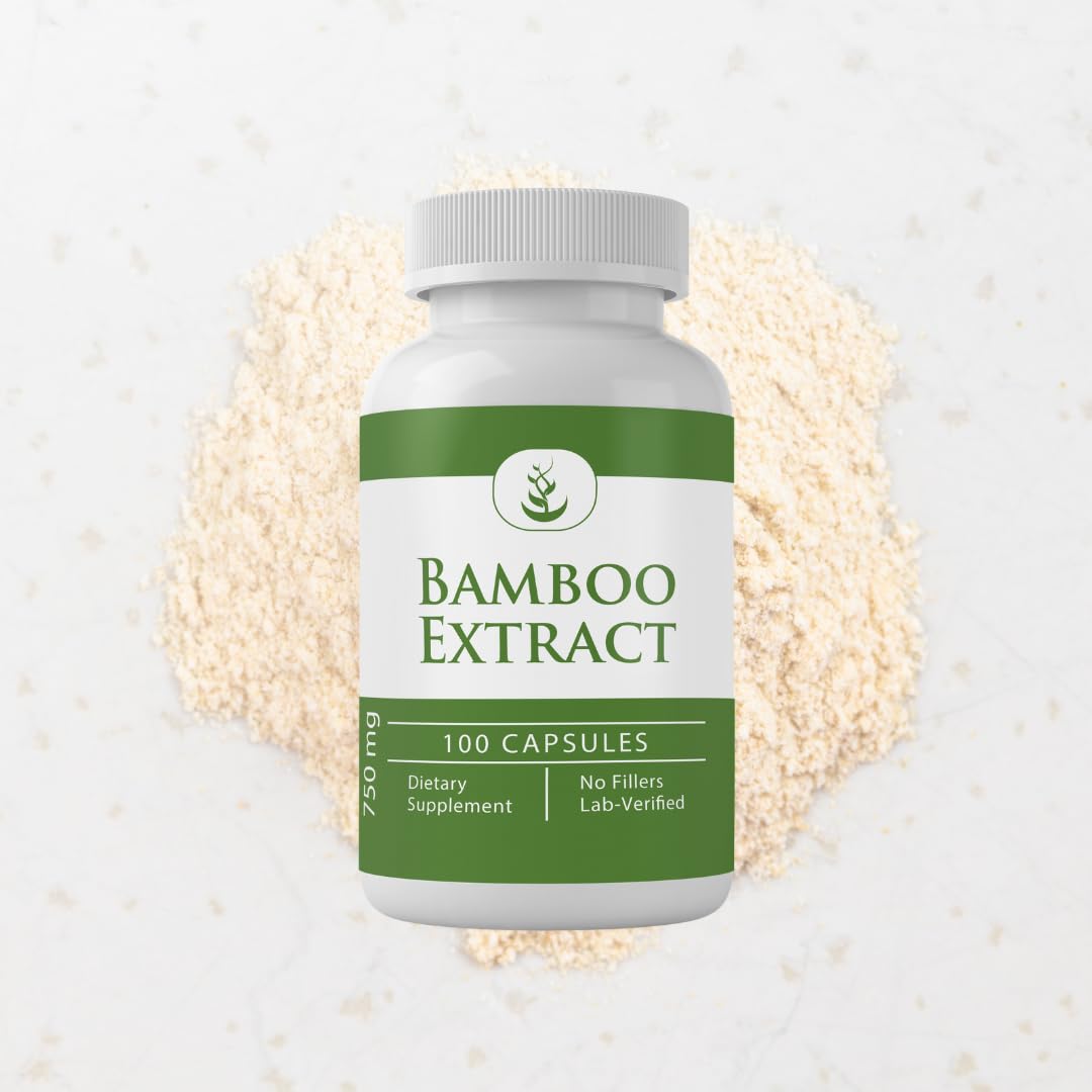 Foto 7 pulgar | Suplemento De Extracto De Bambú Con Ingredientes Orgánicos Puros, 100 Cápsulas - Venta Internacional.