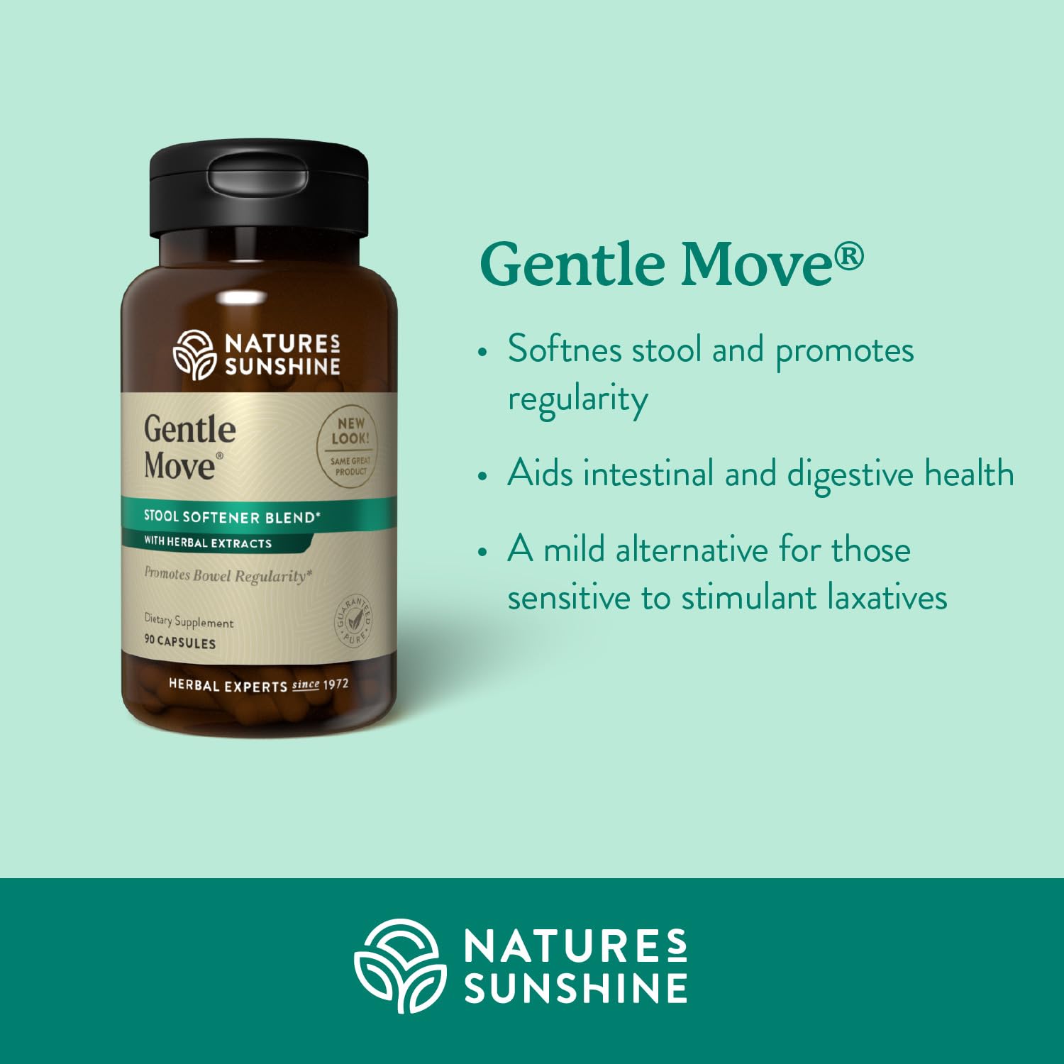 Foto 3 pulgar | Suplemento Nature's Sunshine Gentle Move 90 Cápsulas - Venta Internacional.