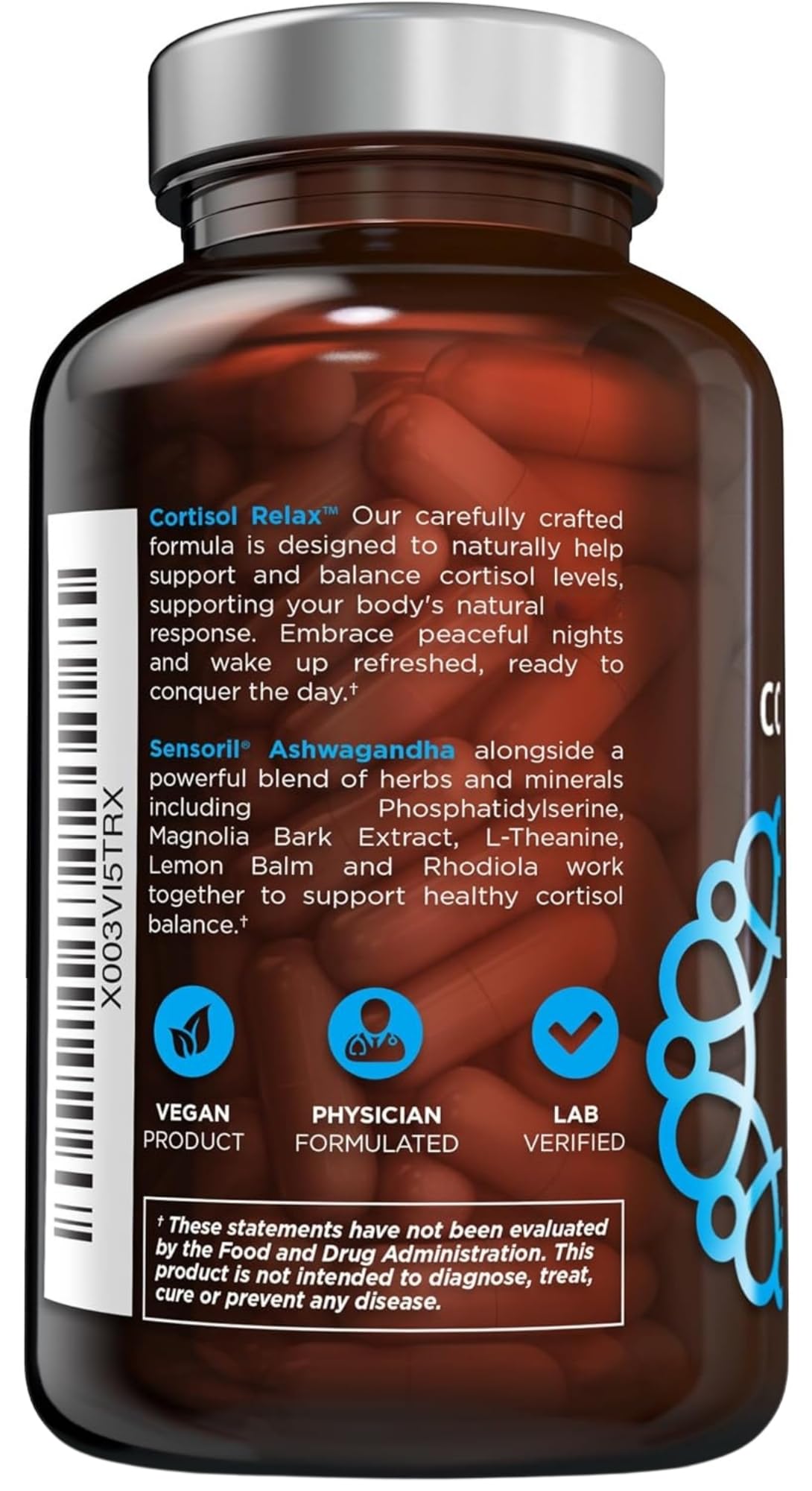 Foto 6 pulgar | Suplemento Cortisol Relax de Omnibiotics con Ashwagandha 60 Cápsulas - Venta Internacional