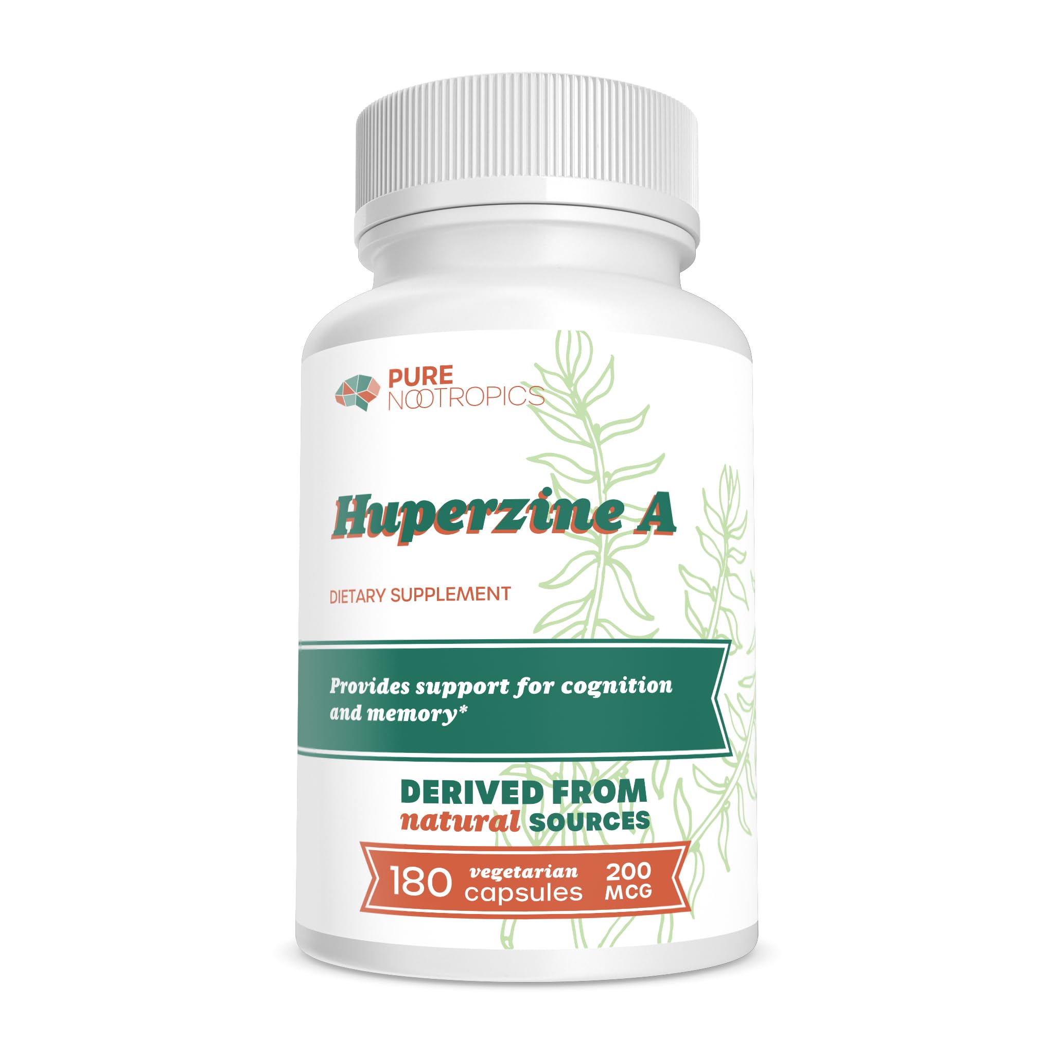Foto 2 pulgar | Suplemento Pure Nootropics Huperzine A 200 Mcg 180 Cápsulas - Venta Internacional.