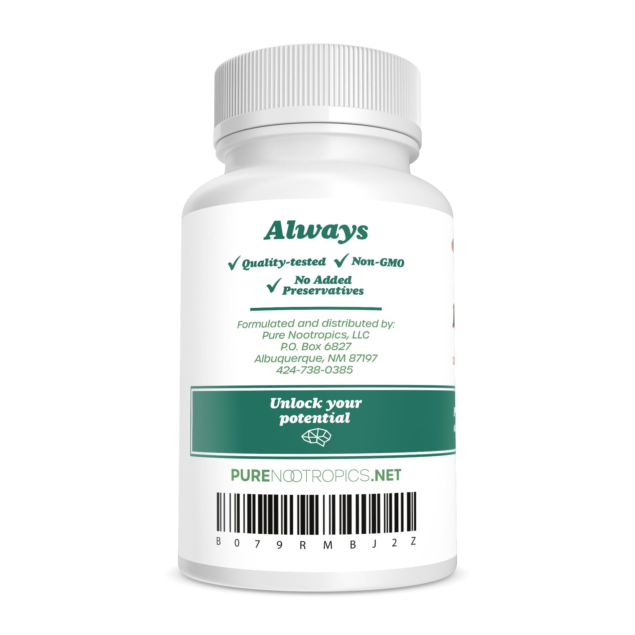 Foto 3 pulgar | Suplemento Pure Nootropics Huperzine A 200 Mcg 180 Cápsulas - Venta Internacional.