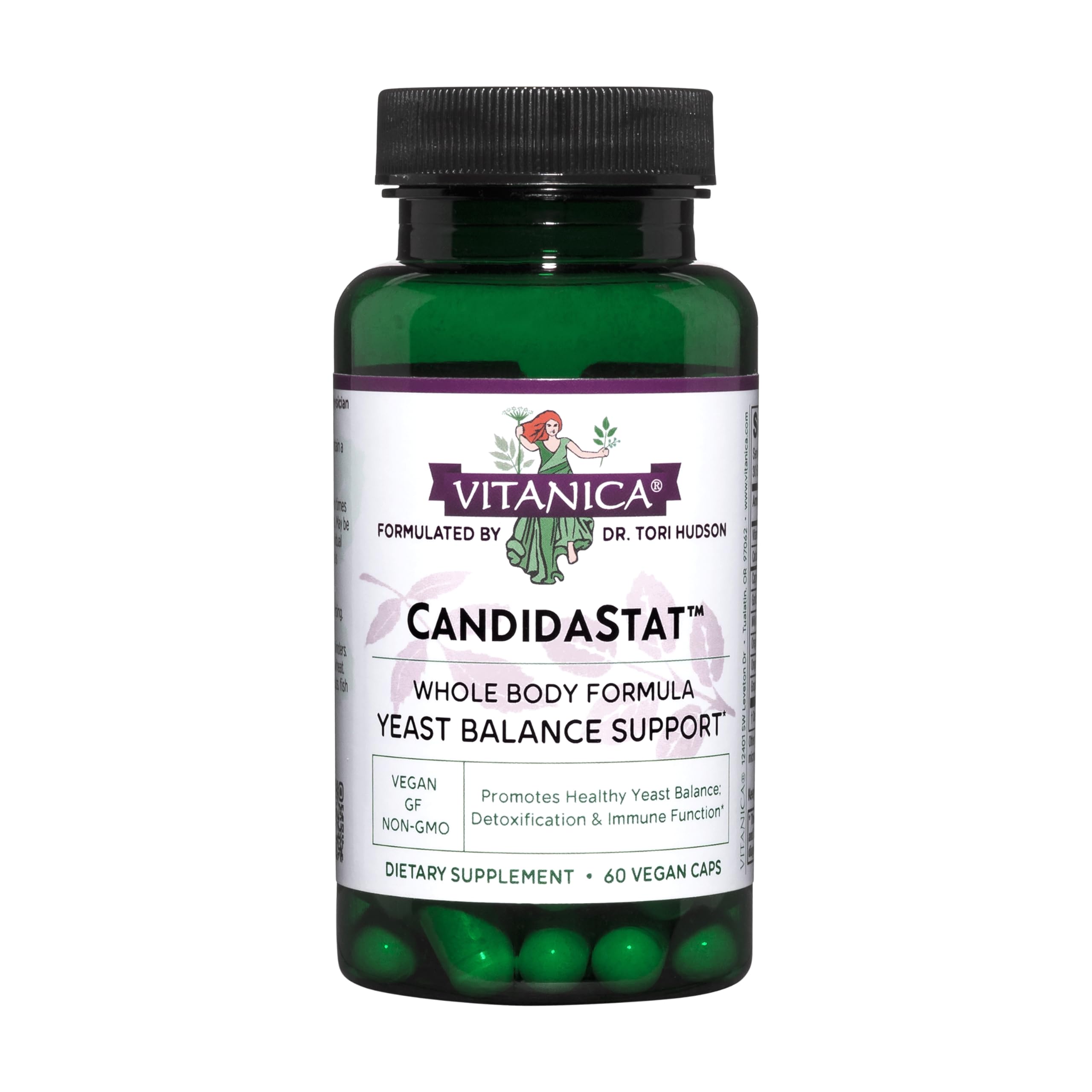 Foto 1 | Suplemento Vitanica Candidastat Balanced Support 60 Cápsulas - Venta Internacional.