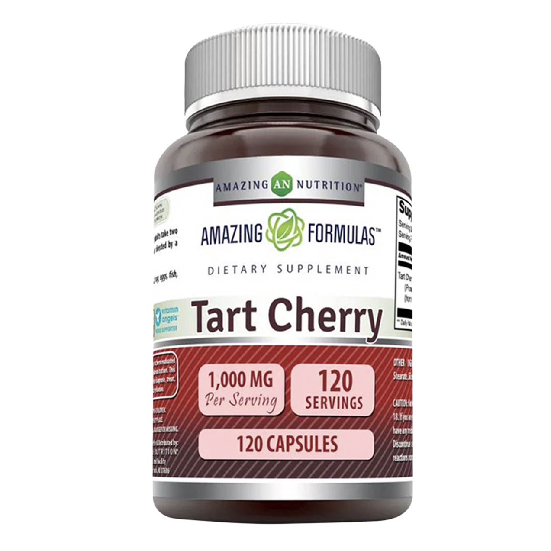 Amazing Formulas Tart Cherry Alivio Dolor Inflamación Cereza Ácida 120 Cápsulas