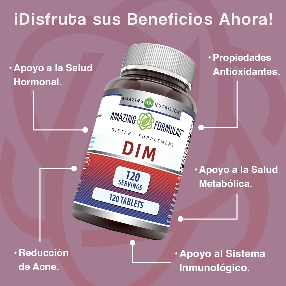 Foto 3 pulgar | Amazing Formulas Dim Equilibrio Hormonal Sexual 120 Tabletas
