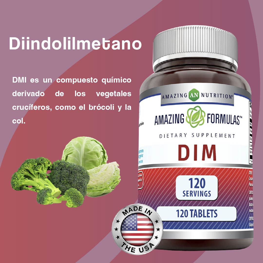 Foto 3 | Amazing Formulas Dim Equilibrio Hormonal Sexual 120 Tabletas