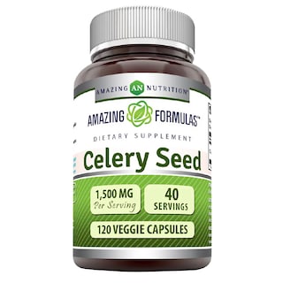 Foto 1 | Amazing Formula Celery Seed 1500mg Apoyo Digestivo Antioxidantes Semilla De Apio 120 Cápsulas