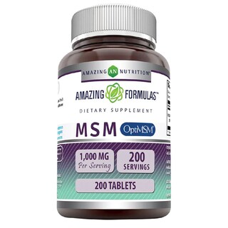 Foto 1 | Amazing Formulas Msm Salud Articular Antiinflamatorio 1000 Mg 200 Tabletas