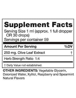 Foto 2 | Suplemento Líquido De Extracto De Hoja De Olivo De Seagate Products, 250 Mg - Venta Internacional.