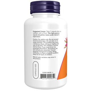 Foto 3 | Suplementos Now Foods Niacina (vitamina B-3) 500 Mg 100 Cápsulas - Venta Internacional.