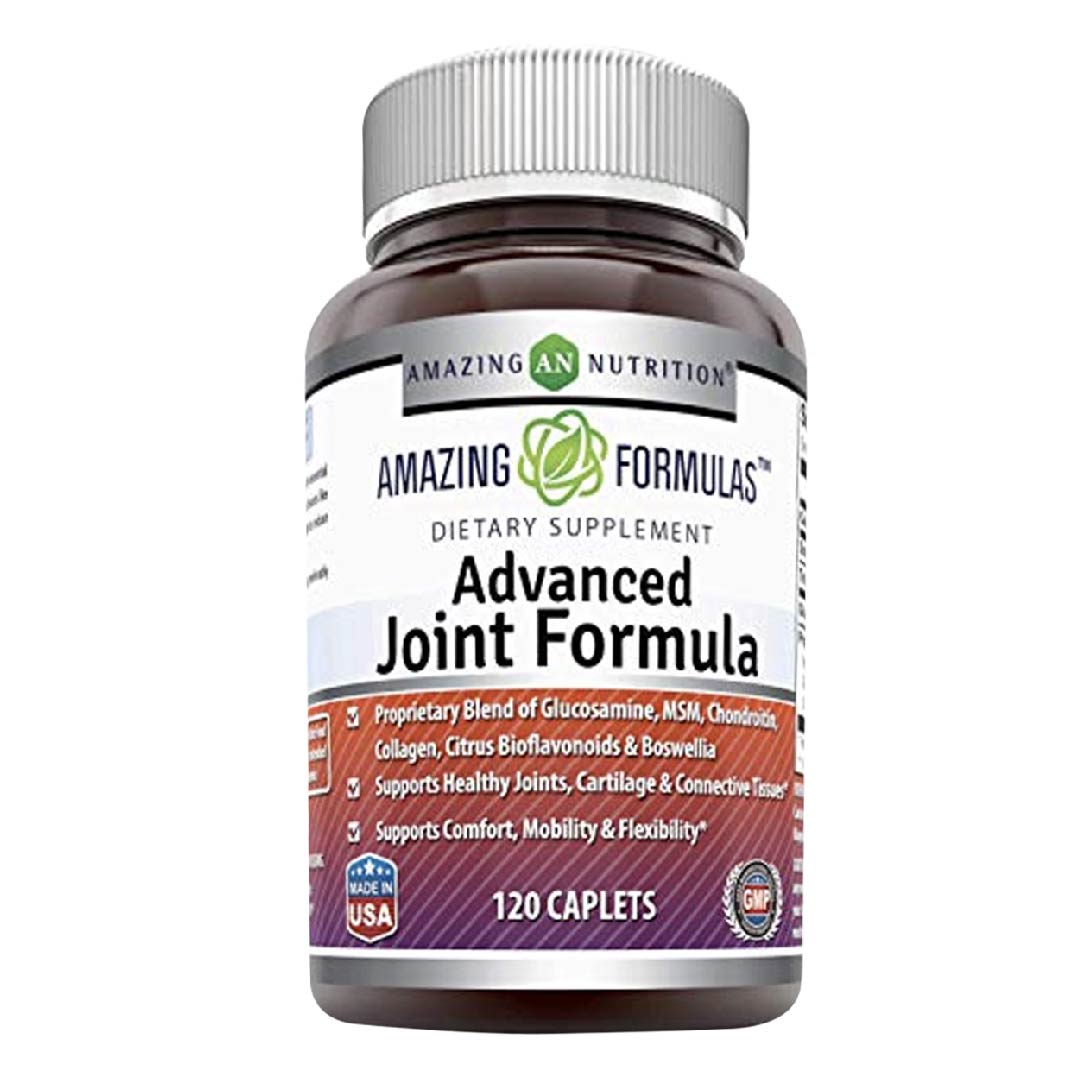 Foto 2 pulgar | Amazing Formulas Advanced Joint Formula Glucosamina Msm Articualciones Alivio Del Dolor 120 Cápsulas