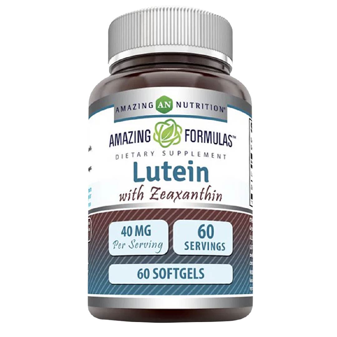 Foto 2 pulgar | Amazing Formulas Luteín Zeaxantina Salud Ocular Antioxidante Protección Daño Solar 40 Mcg 60 Softgels