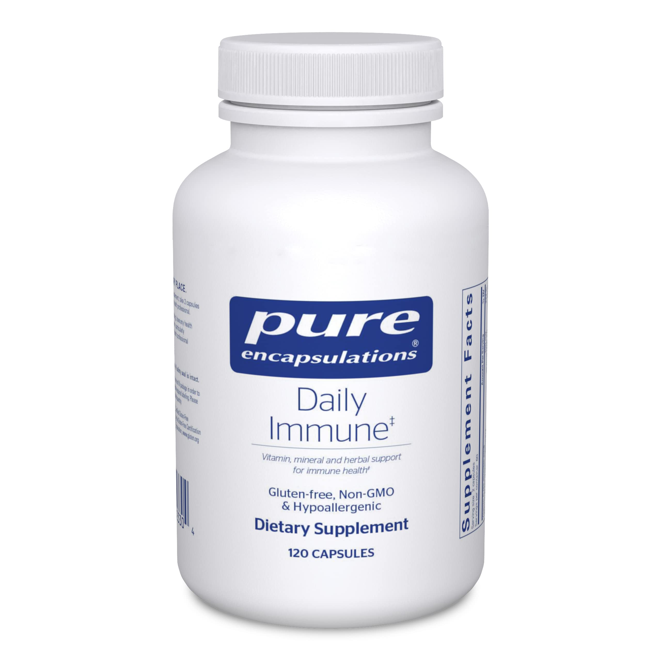 Foto 2 pulgar | Suplemento Pure Encapsulations Daily Immune 120 Cápsulas - Venta Internacional.