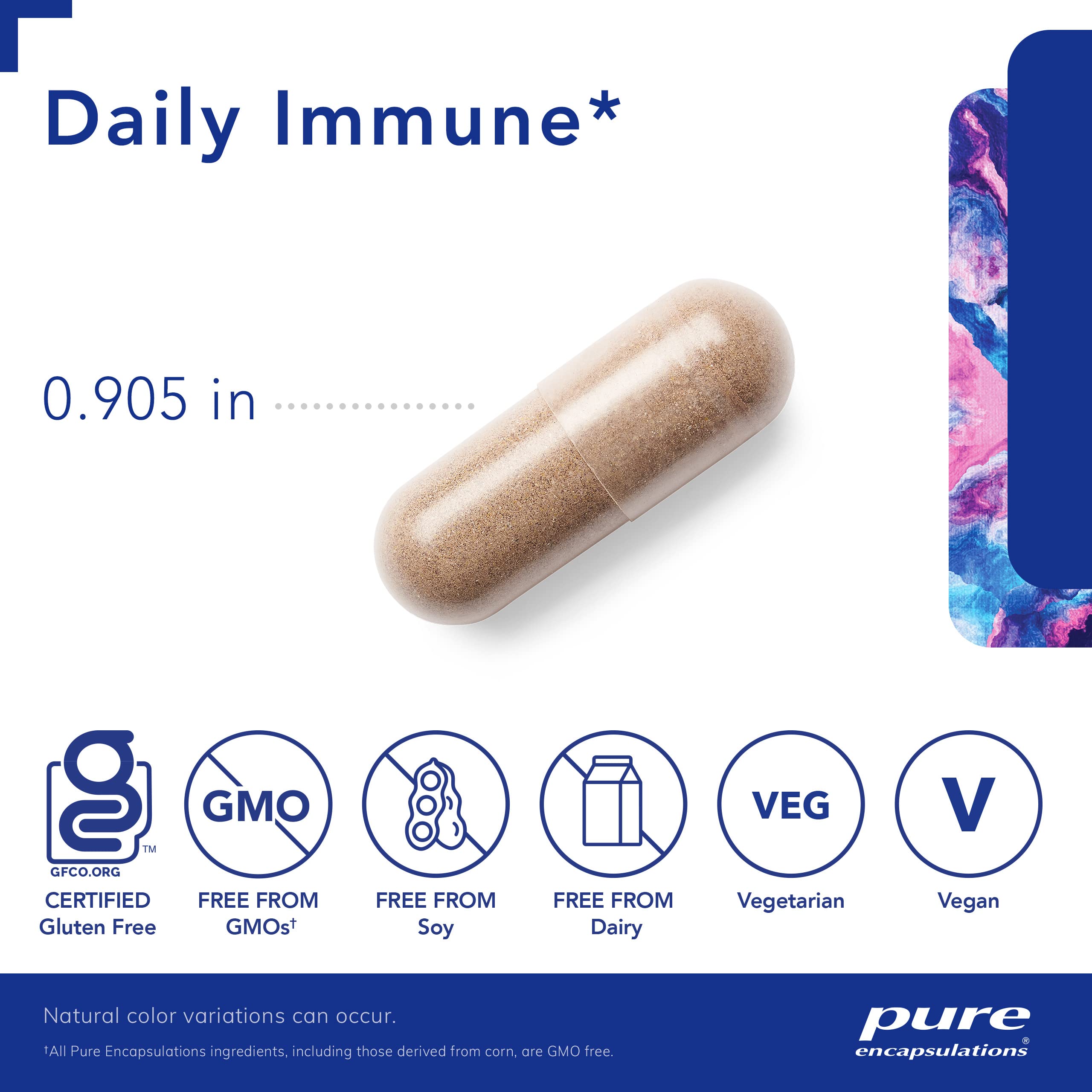 Foto 4 pulgar | Suplemento Pure Encapsulations Daily Immune 120 Cápsulas - Venta Internacional.