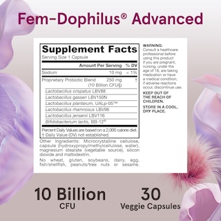 Foto 5 | Suplemento Jarrow Formulas Fem-dophilus 10 Mil Millones De Cfu X30 - Venta Internacional.