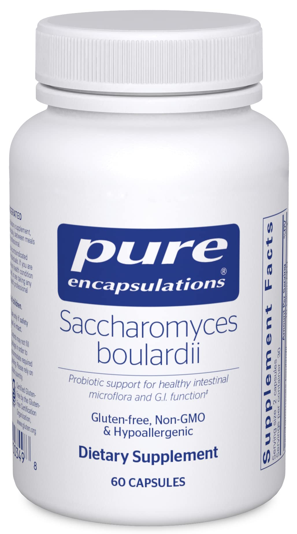 Foto 2 pulgar | Suplemento Pure Encapsulations Saccharomyces Boulardii 60 Cápsulas - Venta Internacional.
