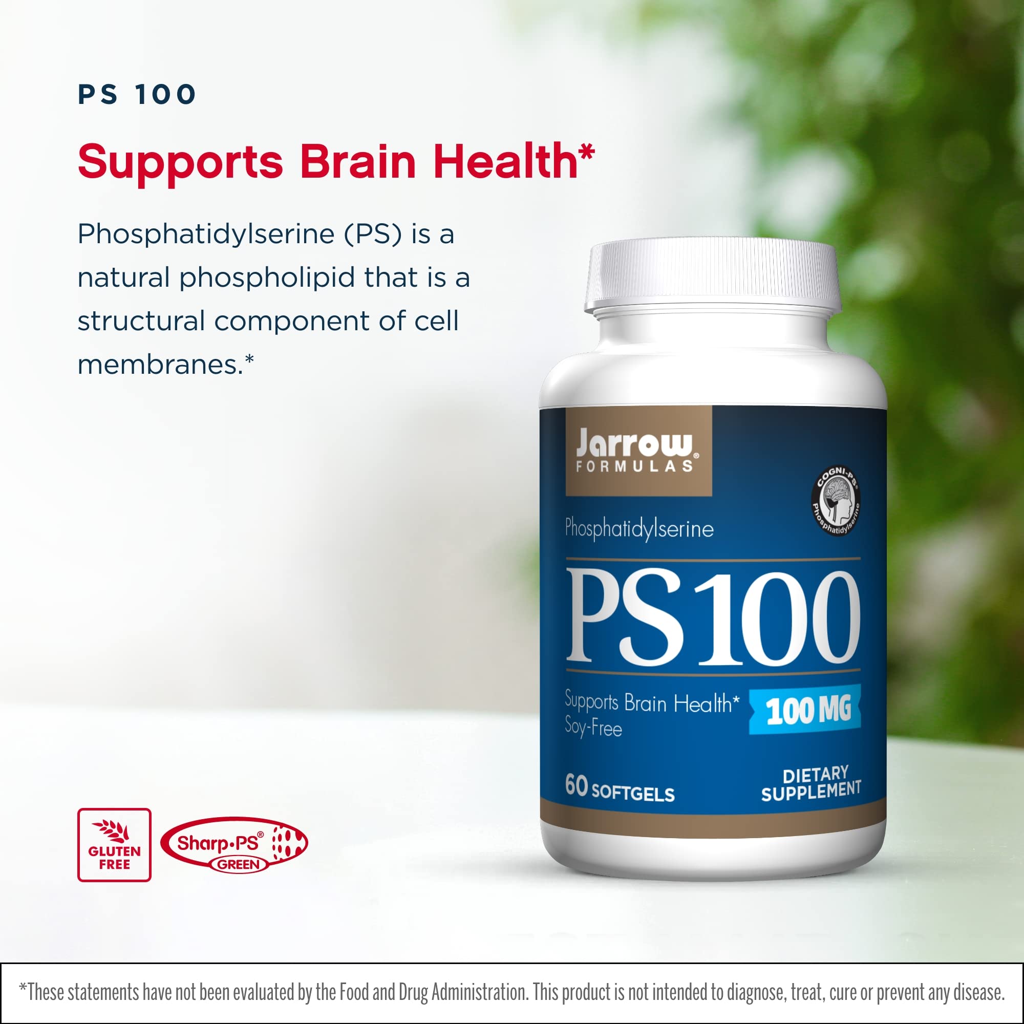 Foto 4 pulgar | Suplemento Jarrow Formulas Ps 100 60 Cápsulas Blandas X2 100 Mg - Venta Internacional.