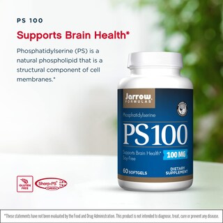 Foto 3 | Suplemento Jarrow Formulas Ps 100 60 Cápsulas Blandas X2 100 Mg - Venta Internacional.