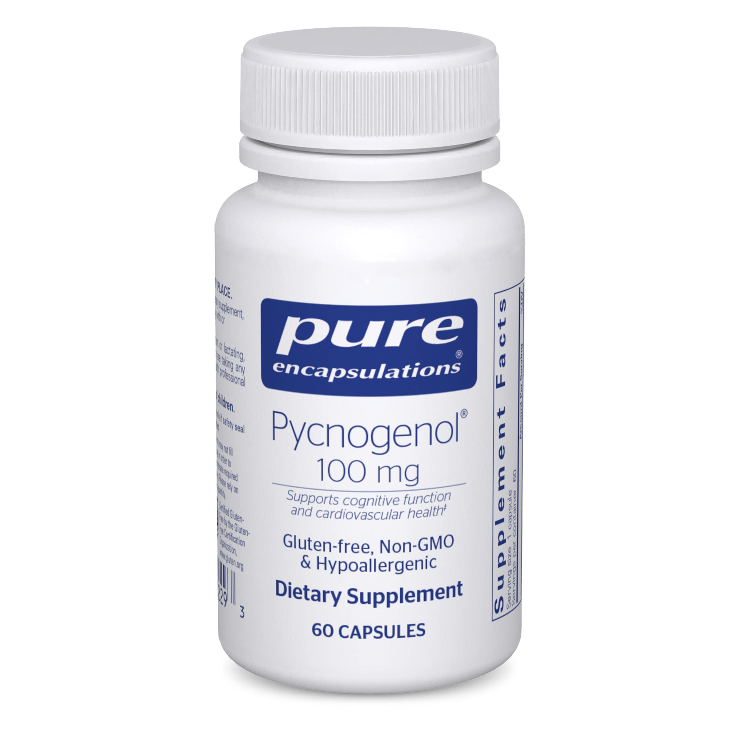 Suplemento Pure Encapsulations Pycnogenol 100 Mg 60 Cápsulas - Venta Internacional.