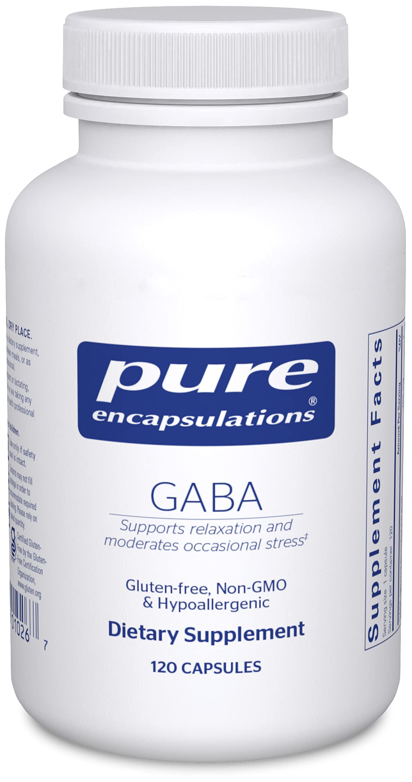 Foto 2 pulgar | Suplemento Pure Encapsulations Gaba 120 Cápsulas - Venta Internacional.
