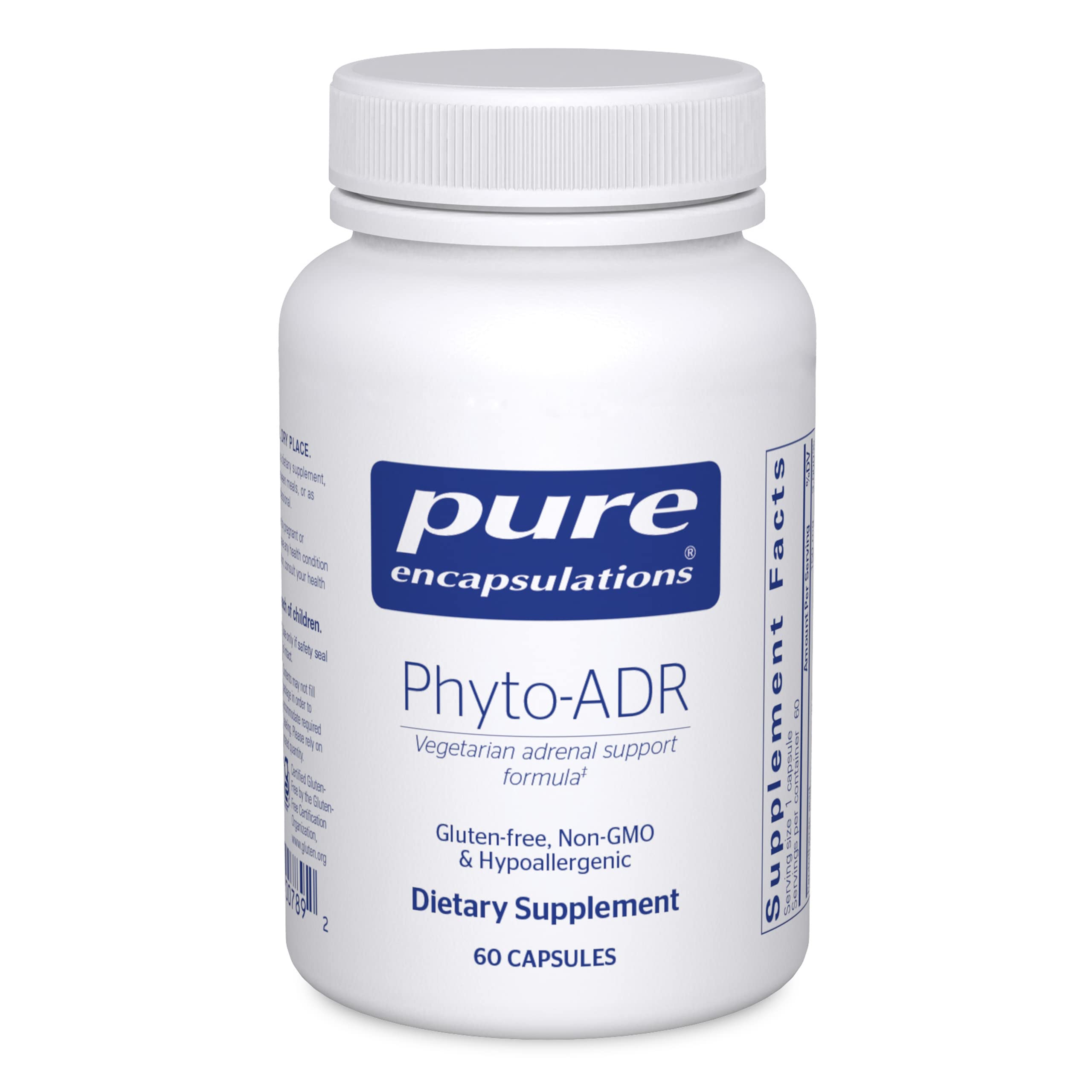 Foto 2 pulgar | Suplemento Pure Encapsulations Phyto-adr Adrenal Support 60 Cápsulas - Venta Internacional.