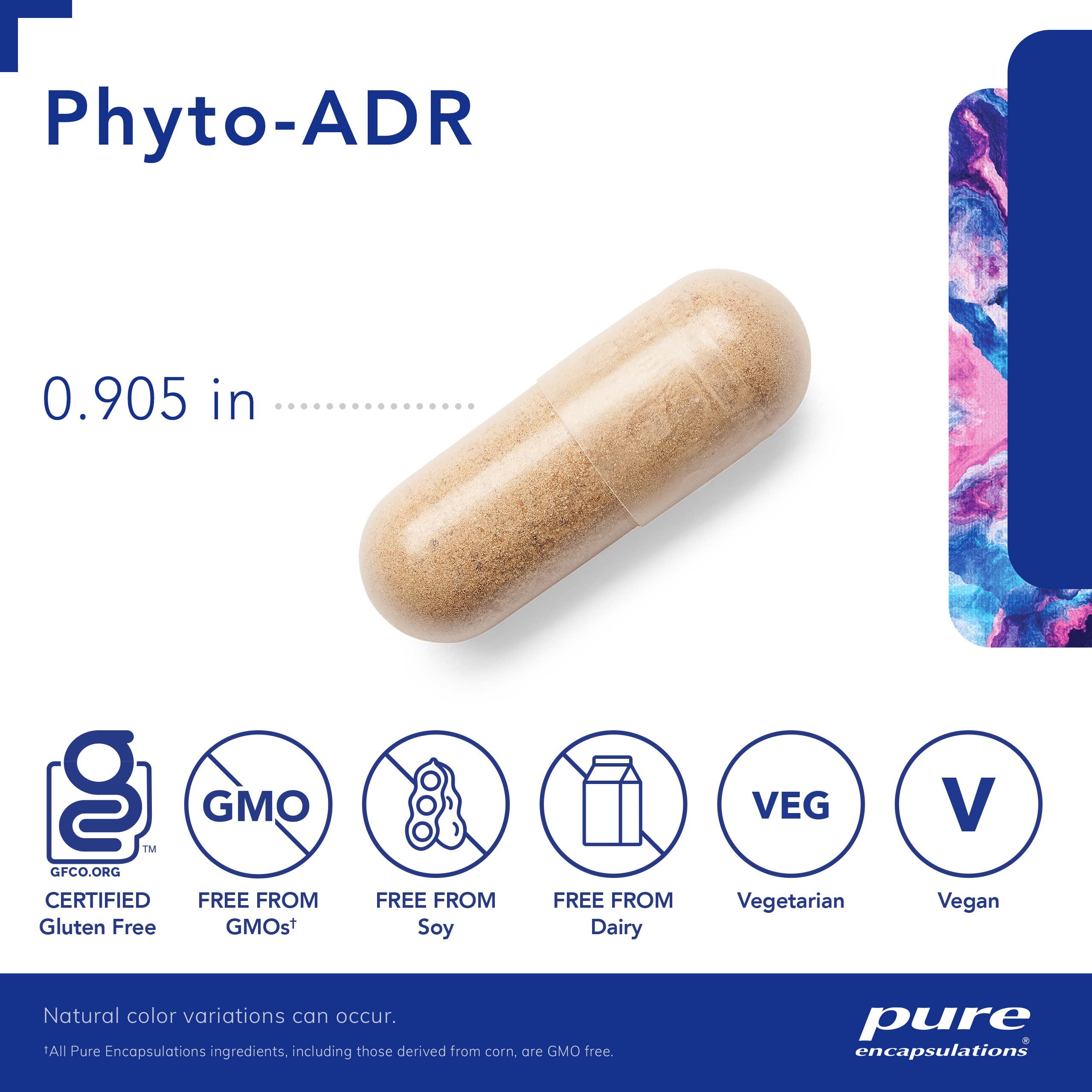 Foto 3 | Suplemento Pure Encapsulations Phyto-adr Adrenal Support 60 Cápsulas - Venta Internacional.