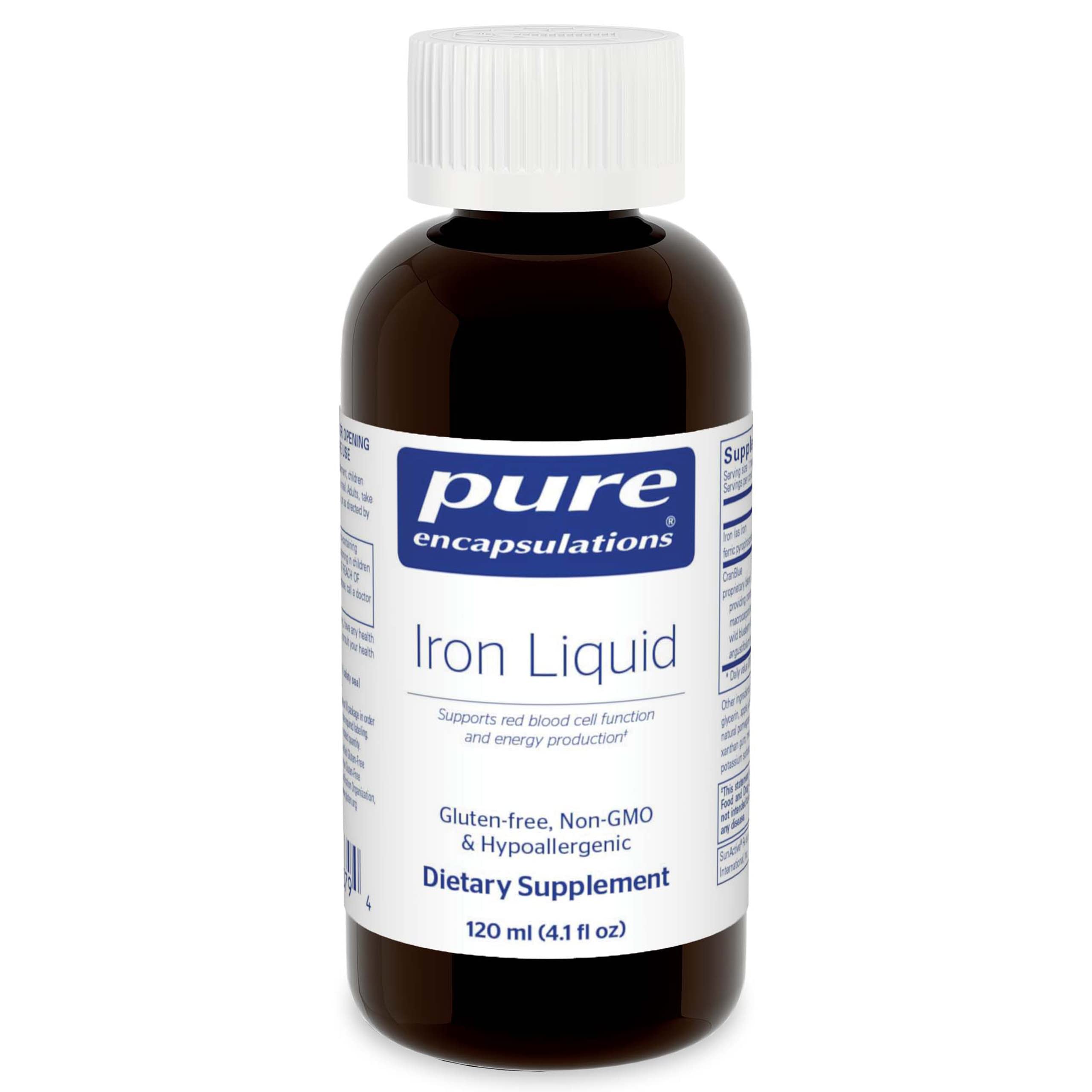 Foto 2 pulgar | Suplemento Líquido De Hierro Pure Encapsulations, 120 Ml - Venta Internacional.