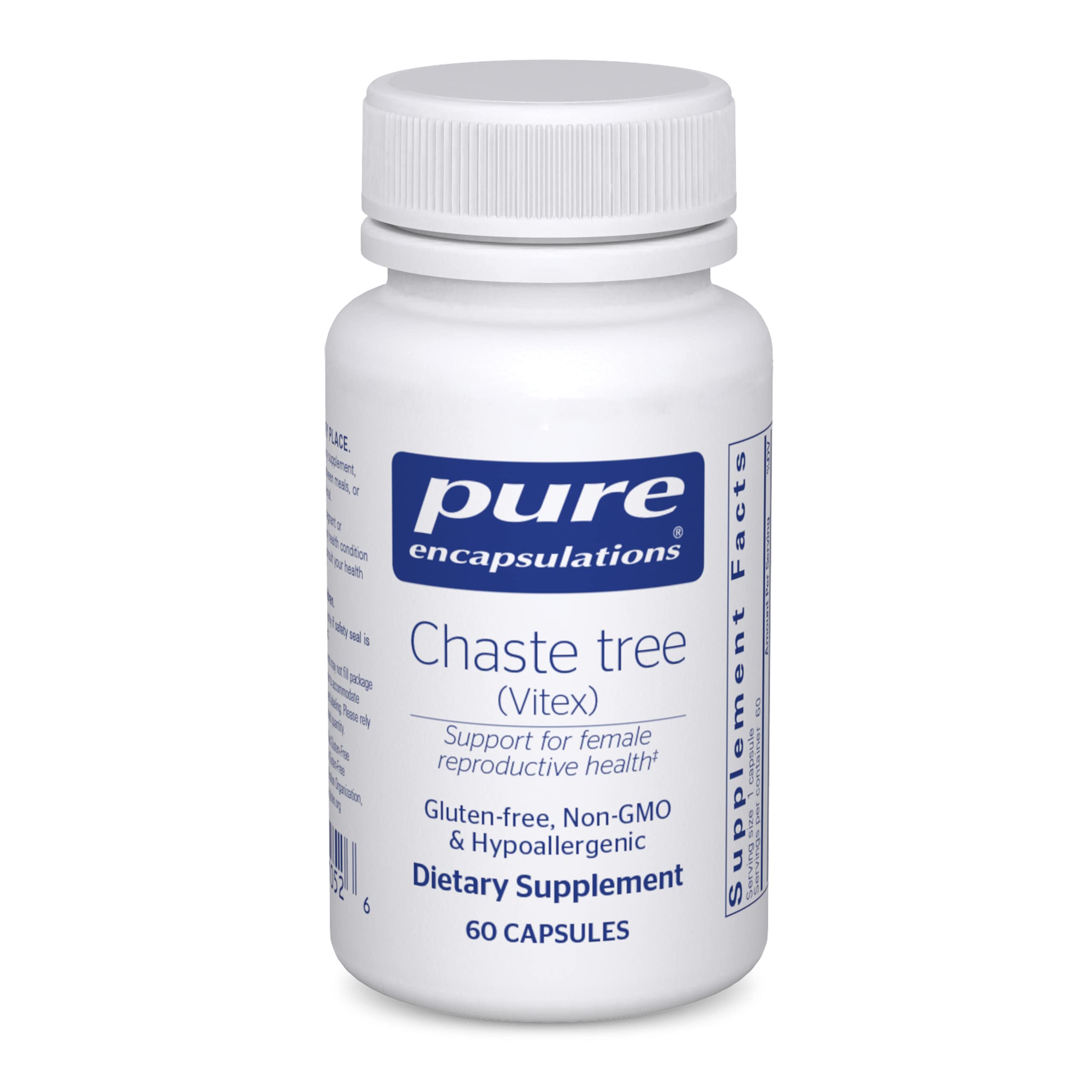 Foto 2 pulgar | Suplemento Pure Encapsulations Chaste Tree (vitex) 60 Cápsulas - Venta Internacional.