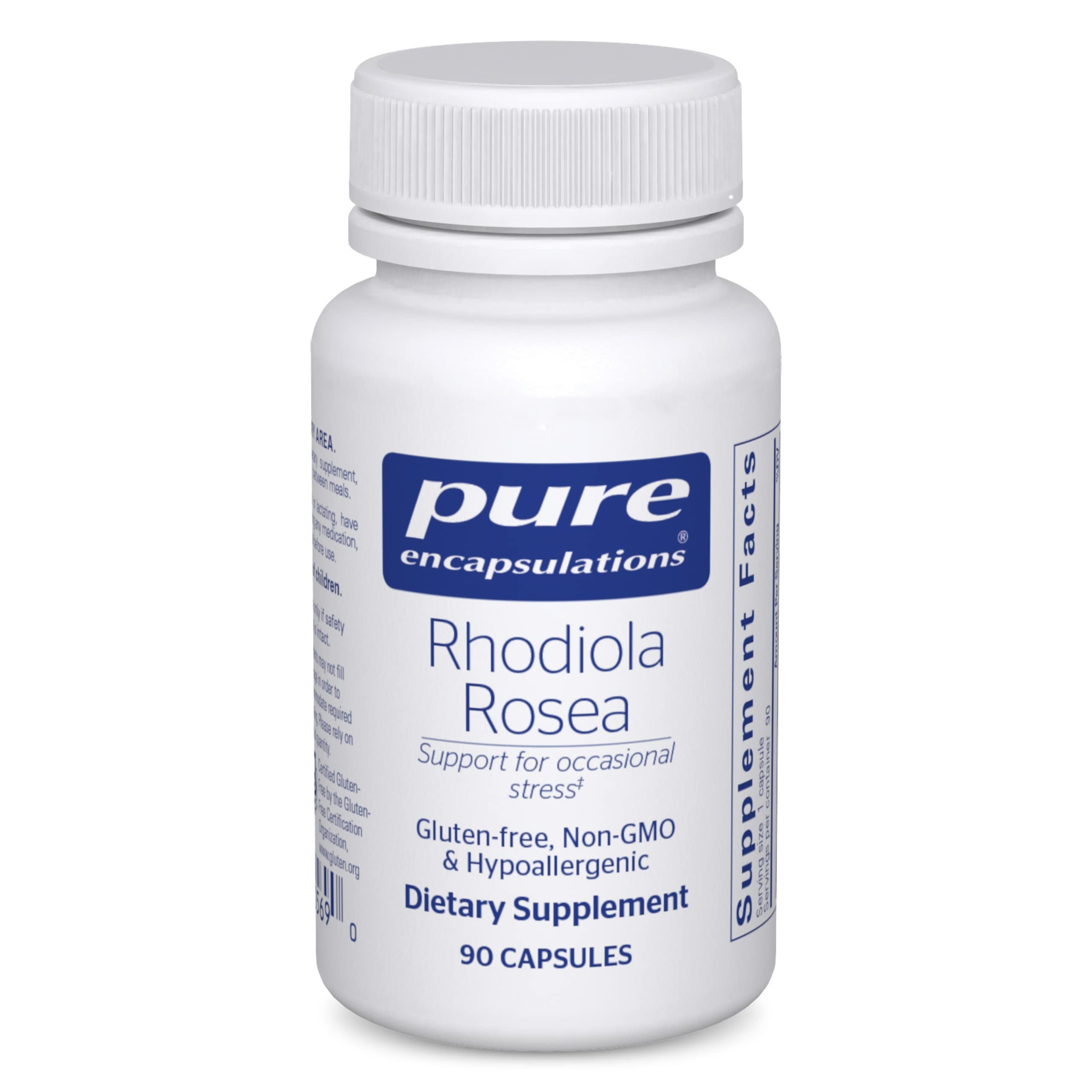 Foto 2 pulgar | Suplemento Pure Encapsulations Rhodiola Rosea 90 Cápsulas - Venta Internacional.