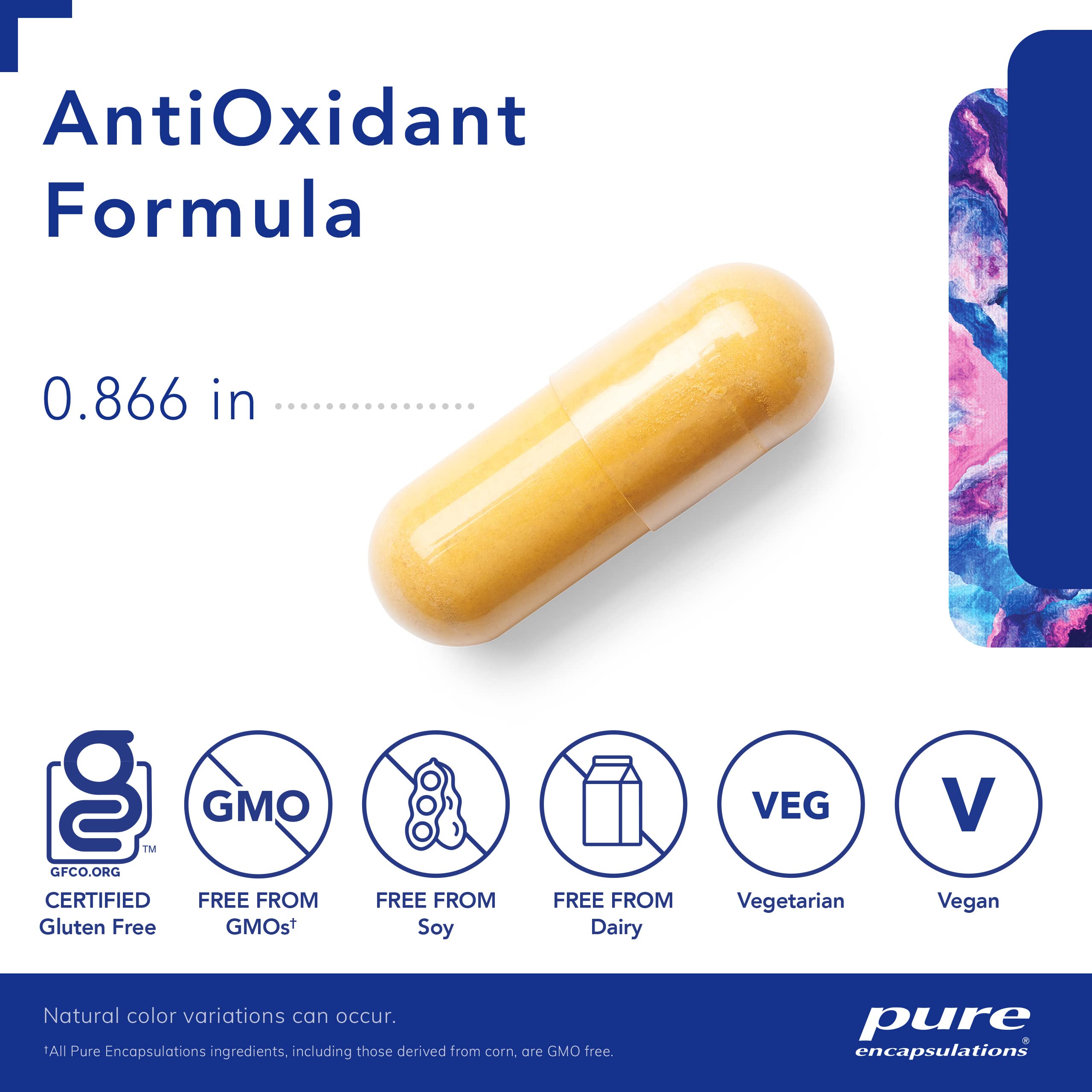 Foto 4 pulgar | Fórmula Antioxidante Supplement Pure Encapsulations 120 Cápsulas - Venta Internacional.