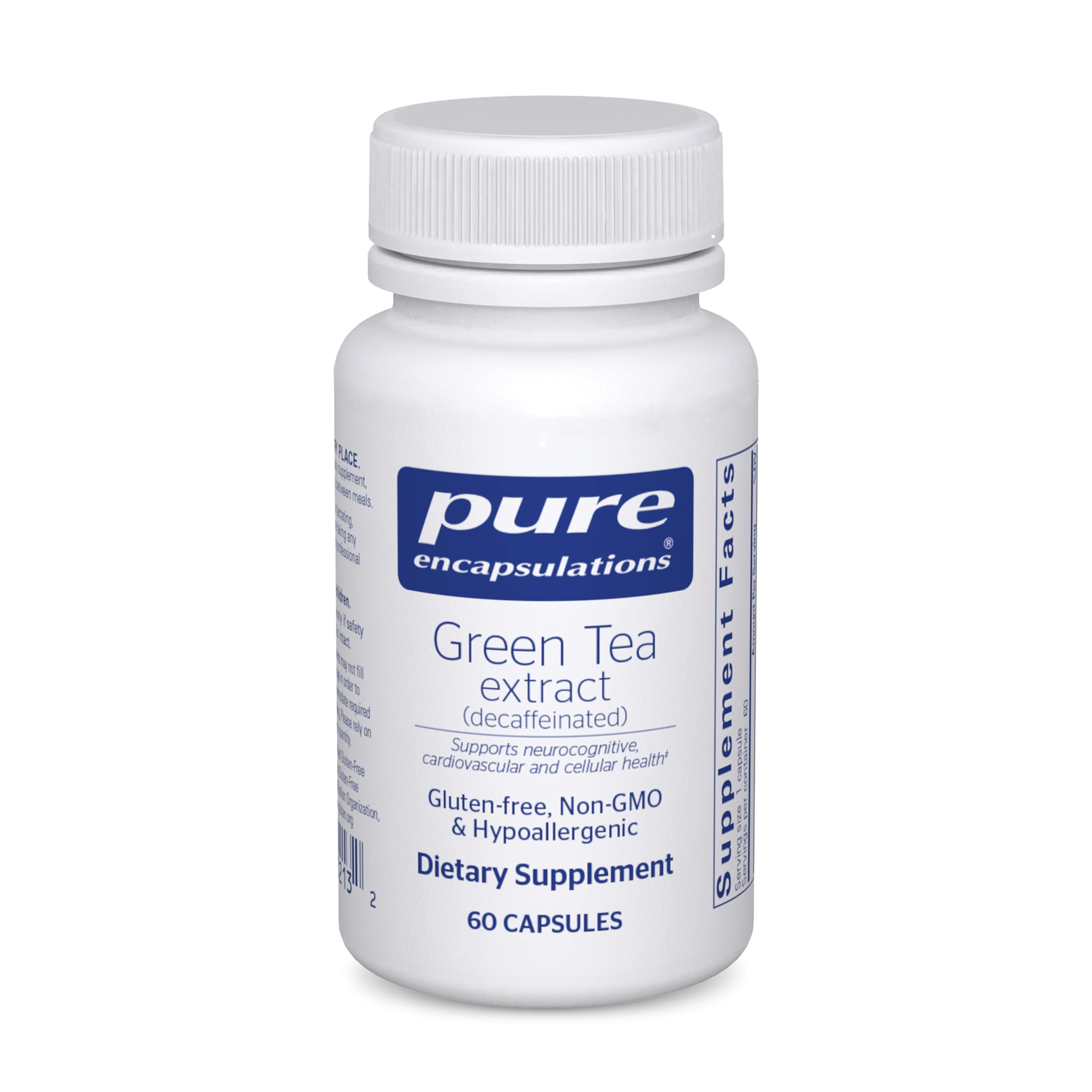 Foto 2 pulgar | Extracto De Té Verde Supplement Pure Encapsulations 60 Cápsulas - Venta Internacional.