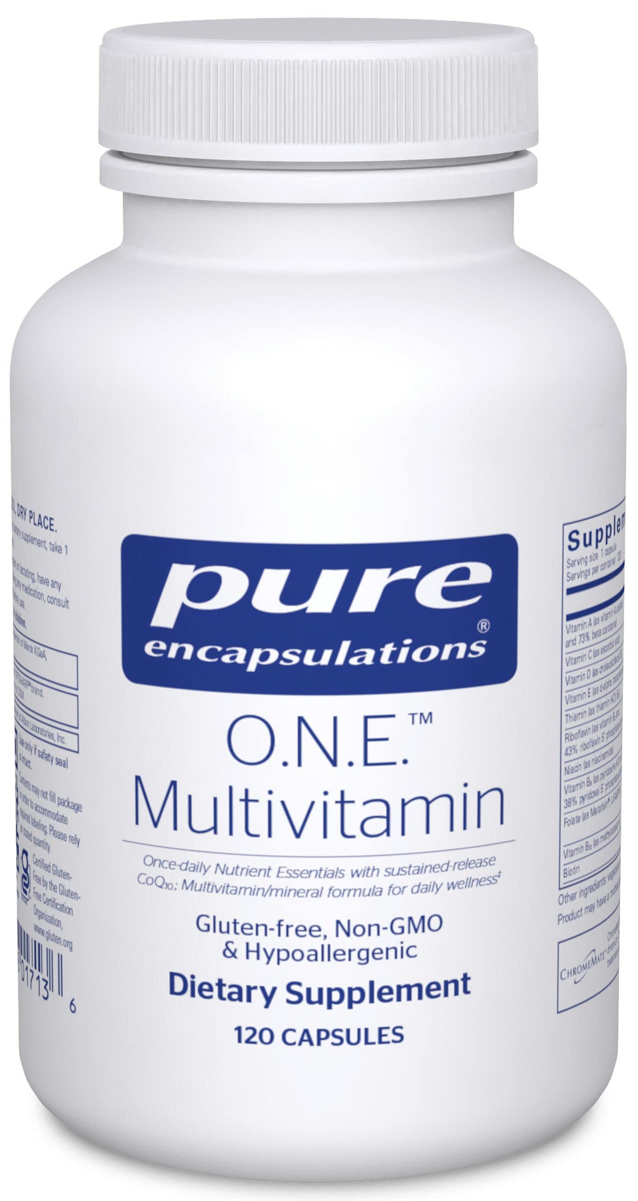 Multivitamin Pure Encapsulations O.n.e. 120 Cápsulas - Venta Internacional.