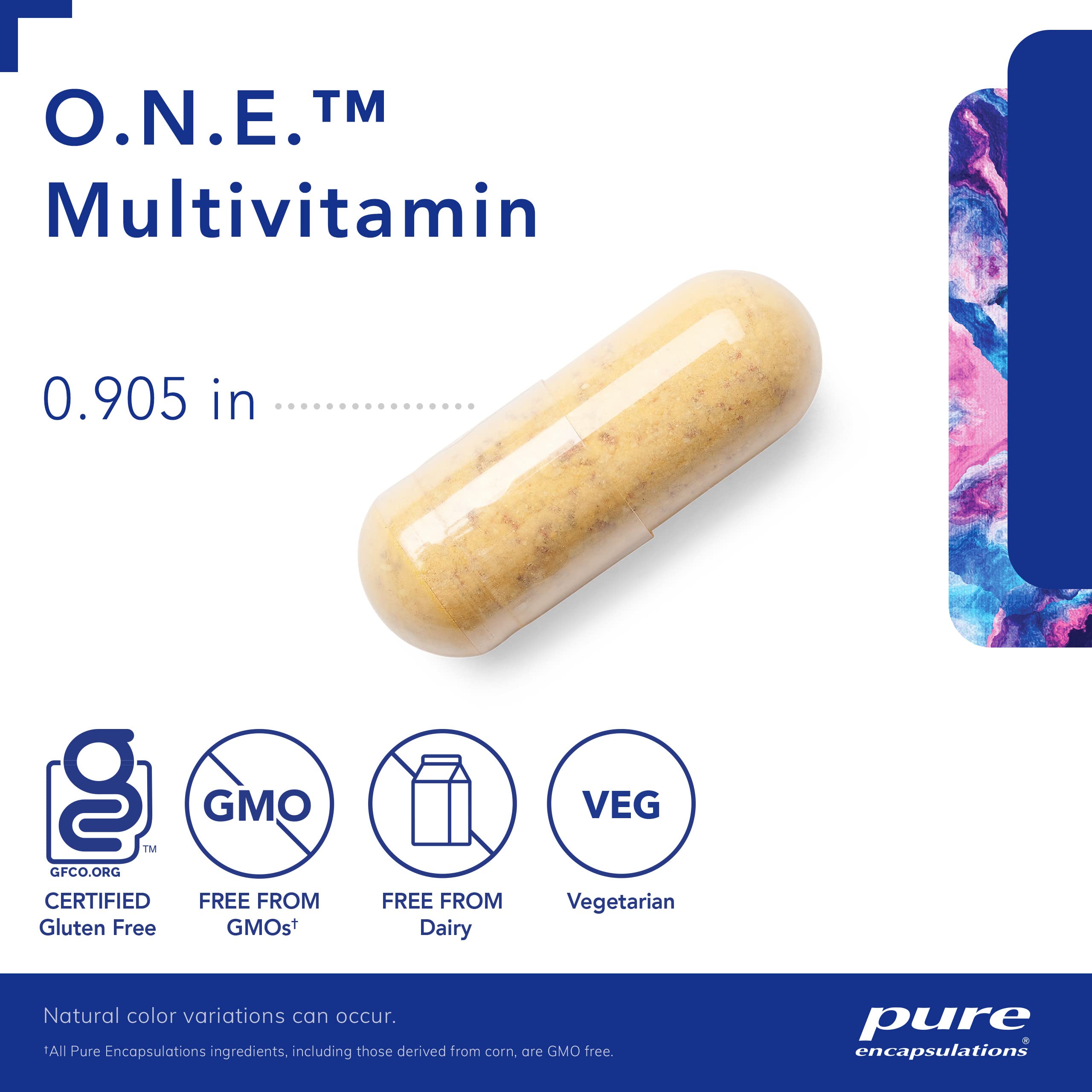 Foto 4 pulgar | Multivitamin Pure Encapsulations O.n.e. 120 Cápsulas - Venta Internacional.