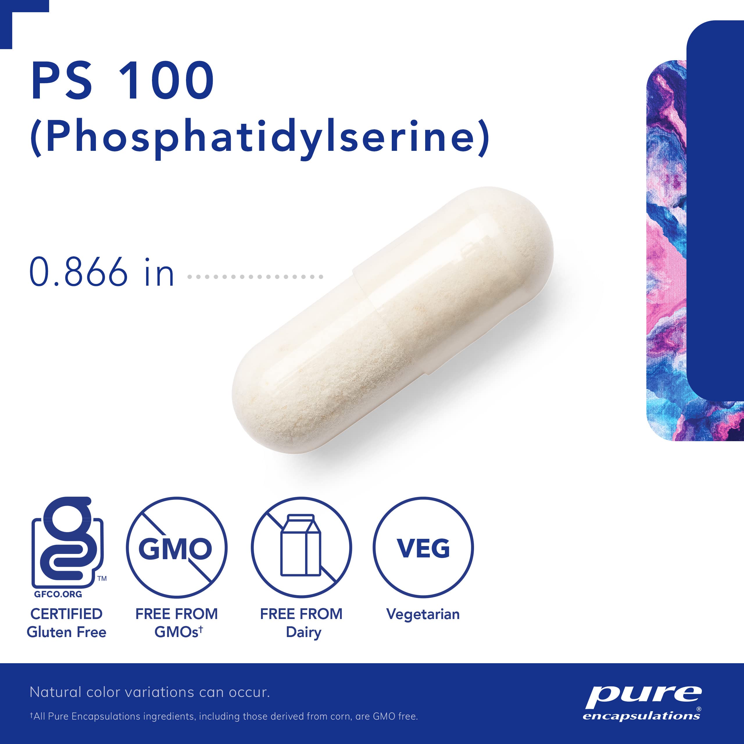 Foto 4 pulgar | Suplemento Pure Encapsulations Ps 100 Fosfatidilserina 120 Cápsulas - Venta Internacional.